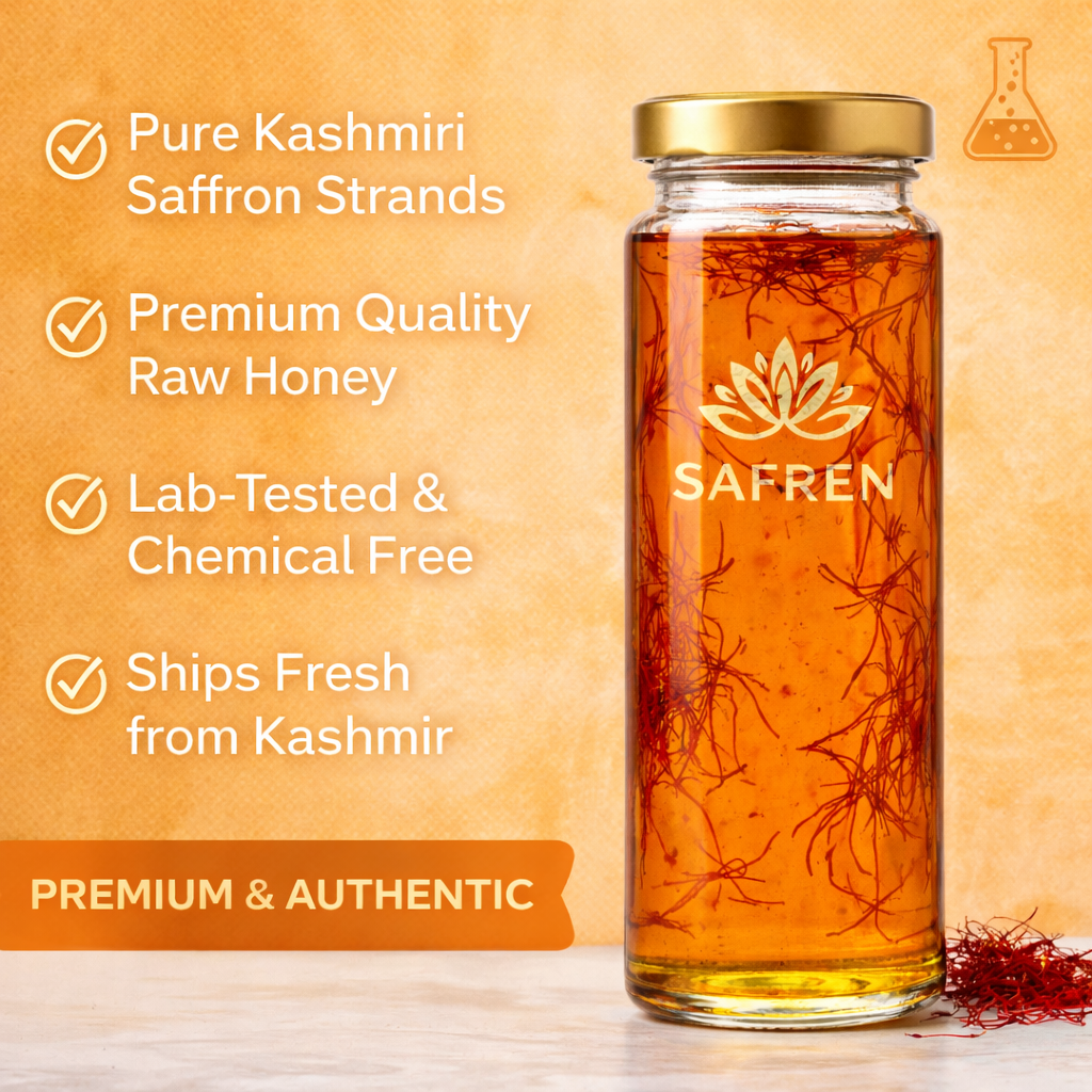 Saffron Infused Honey