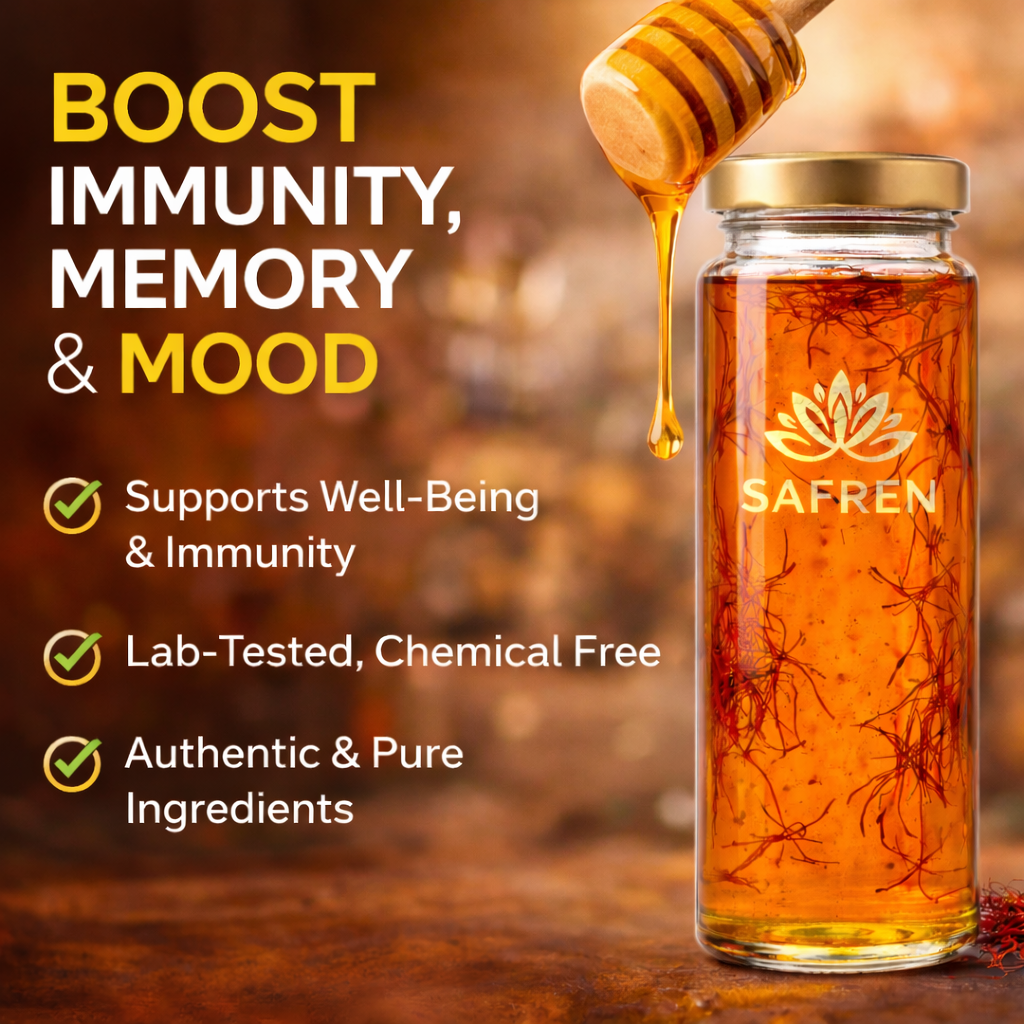 Saffron Infused Honey